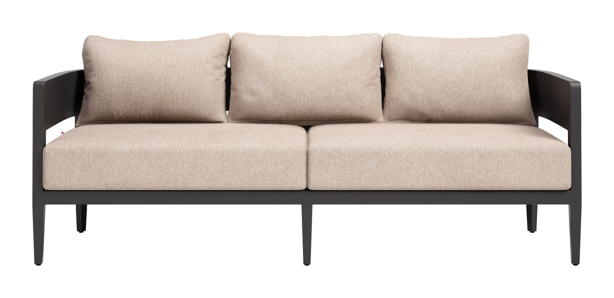 Foret Black Outdoor Sofa by Zuomod at Eve Furniture