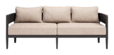 Foret Black Outdoor Sofa by Zuomod at Eve Furniture