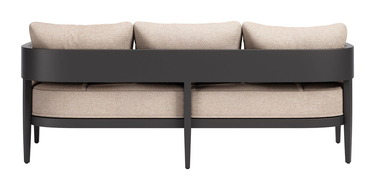 Foret Black Outdoor Sofa by Zuomod at Eve Furniture