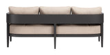 Foret Black Outdoor Sofa by Zuomod at Eve Furniture