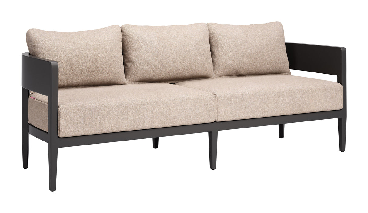 Foret Black Outdoor Sofa by Zuomod at Eve Furniture