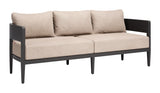 Foret Black Outdoor Sofa by Zuomod at Eve Furniture