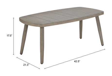 Foret Brown Outdoor Coffee Table by Zuomod at Eve Furniture