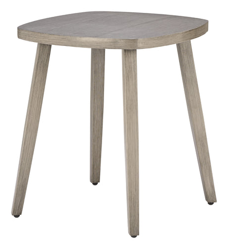 Foret Brown Outdoor Side Table by Zuomod at Eve Furniture