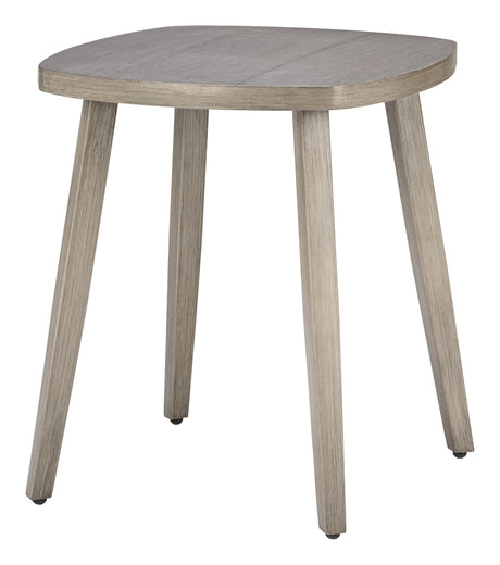Foret Brown Outdoor Side Table by Zuomod at Eve Furniture