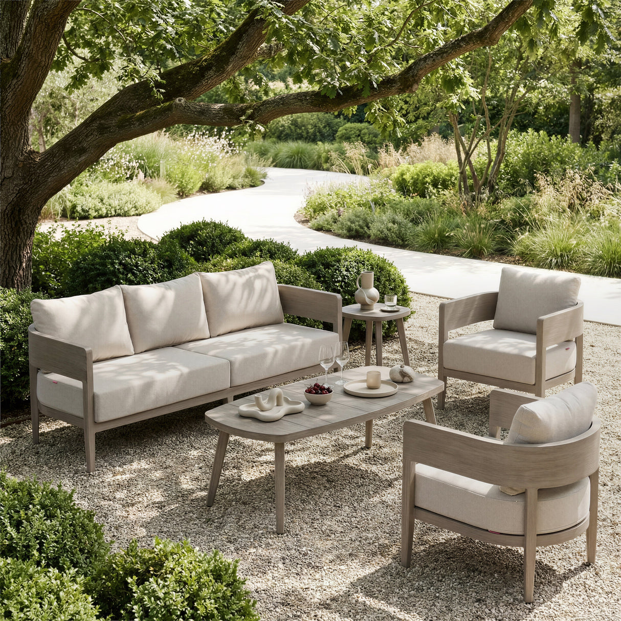Foret Gray Outdoor Sofa by Zuomod at Eve Furniture