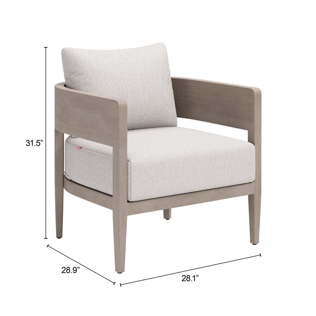 Foret Green Outdoor Armchair by Zuomod at Eve Furniture