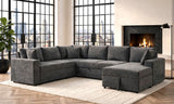 Forever2 Granite Sectional With Pull-Out Bed by Happy Homes at Eve Furniture