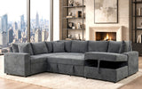 Forever2 Granite Sectional With Pull-Out Bed by Happy Homes at Eve Furniture