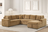 Forever2 Latte Sectional With Pull-Out Bed by Happy Homes at Eve Furniture