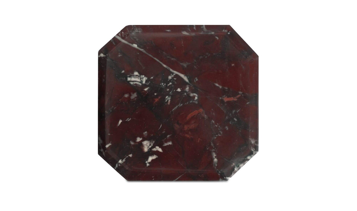 Forli Marble Box Red Levanto by Moe's Home at Eve Furniture