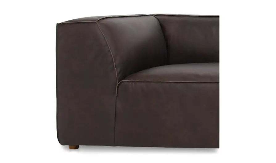 Form Classic L-Shaped Modular Sectional Espresso Brown by Moe's Home at Eve Furniture