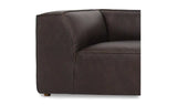 Form Classic L-Shaped Modular Sectional Espresso Brown by Moe's Home at Eve Furniture