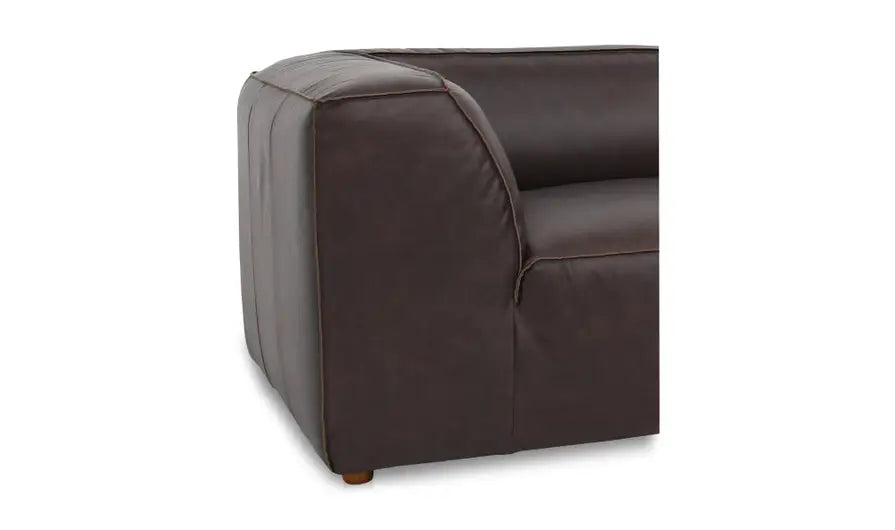 Form Classic L-Shaped Modular Sectional Espresso Brown by Moe's Home at Eve Furniture
