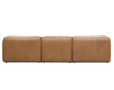Form Classic L-Shaped Modular Sectional Sonoran Tan Leather by Moe's Home at Eve Furniture