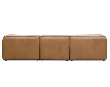 Form Classic L-Shaped Modular Sectional Sonoran Tan Leather by Moe's Home at Eve Furniture