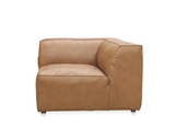 Form Corner Chair Sonoran Tan Leather by Moe's Home at Eve Furniture