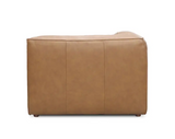 Form Corner Chair Sonoran Tan Leather by Moe's Home at Eve Furniture