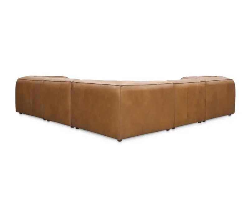Form Dream Modular Sectional Sonoran Tan Leather by Moe's Home at Eve Furniture