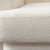 Form Ivory & Camel Boucle Fabric Arm Chair by Diamond Sofa at Eve Furniture