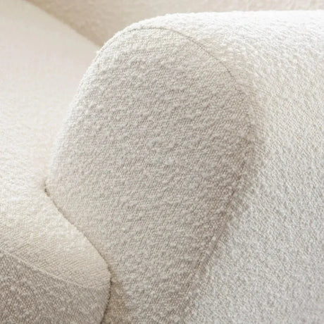 Form Ivory & Camel Boucle Fabric Arm Chair by Diamond Sofa at Eve Furniture