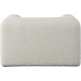 Form Ivory & Camel Boucle Fabric Arm Chair by Diamond Sofa at Eve Furniture