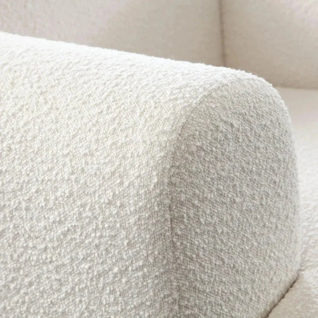 Form Ivory & Camel Boucle Fabric Arm Chair by Diamond Sofa at Eve Furniture