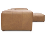 Form Lounge Modular Sectional Sonoran Tan Leather by Moe's Home at Eve Furniture