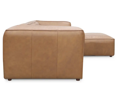 Form Lounge Modular Sectional Sonoran Tan Leather by Moe's Home at Eve Furniture