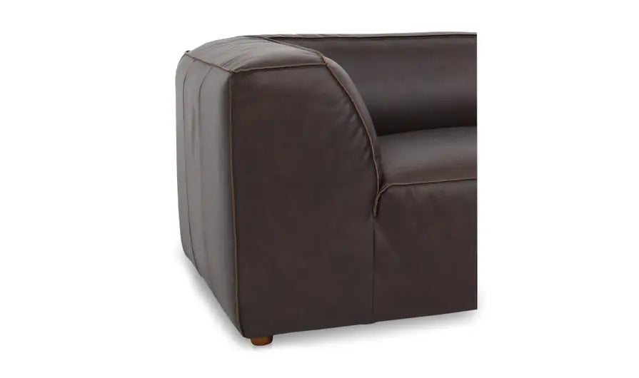 Form Nook Modular Sectional Espresso Brown by Moe's Home at Eve Furniture