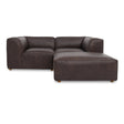 Form Nook Modular Sectional Espresso Brown by Moe's Home at Eve Furniture