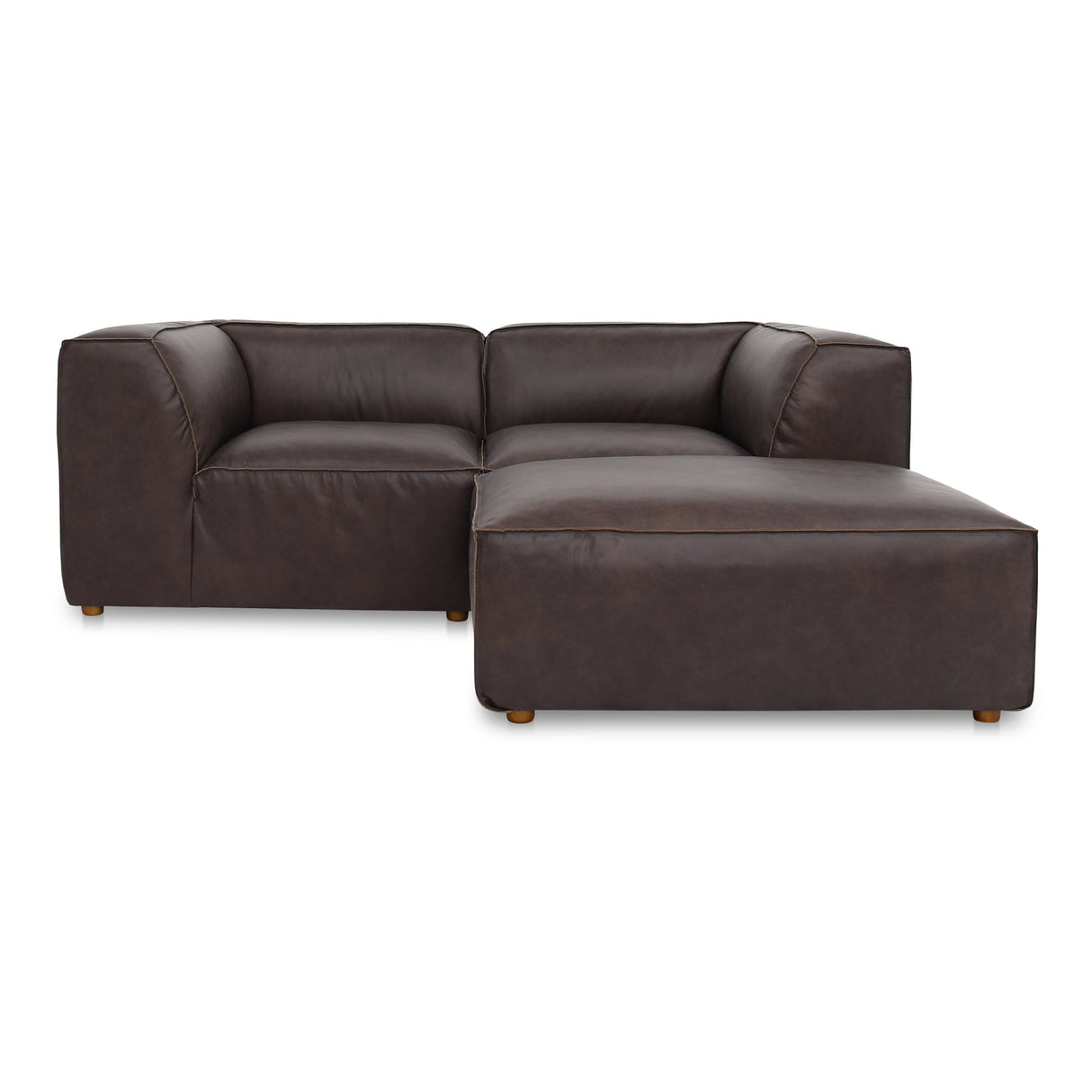 Form Nook Modular Sectional Espresso Brown by Moe's Home at Eve Furniture