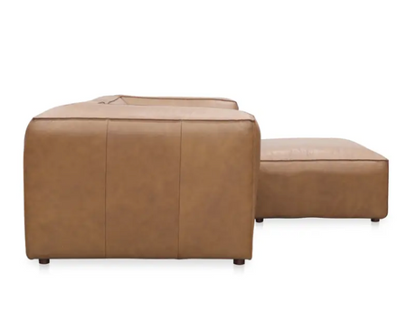 Form Nook Modular Sectional Sonoran Tan Leather by Moe's Home at Eve Furniture