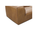 Form Nook Modular Sectional Sonoran Tan Leather by Moe's Home at Eve Furniture