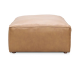 Form Ottoman Sonoran Tan Leather by Moe's Home at Eve Furniture