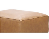 Form Ottoman Sonoran Tan Leather by Moe's Home at Eve Furniture