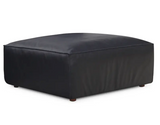 Form Ottoman - Vantage Black by Moe's Home at Eve Furniture