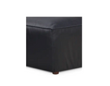 Form Ottoman - Vantage Black by Moe's Home at Eve Furniture