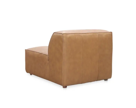 Form Slipper Chair Sonoran Tan Leather by Moe's Home at Eve Furniture