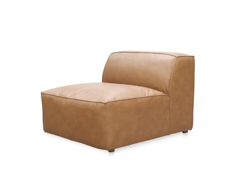 Form Slipper Chair Sonoran Tan Leather by Moe's Home at Eve Furniture