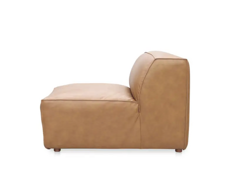 Form Slipper Chair Sonoran Tan Leather by Moe's Home at Eve Furniture