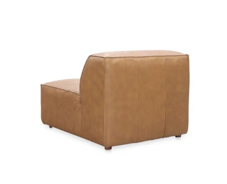 Form Slipper Chair Sonoran Tan Leather by Moe's Home at Eve Furniture