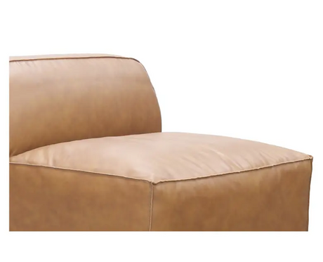 Form Slipper Chair Sonoran Tan Leather by Moe's Home at Eve Furniture