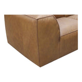 Form Tan Leather Nook Modular Sectional