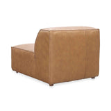 Form Tan Leather Slipper Chair