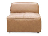 Form Tan Leather Slipper Chair