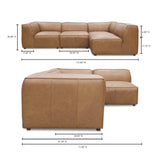 Form Tan Signature Modular Sectional by MOES at Eve Furniture