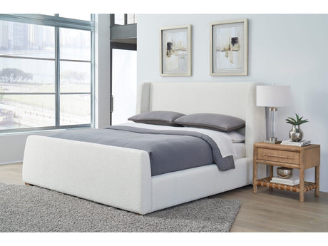 Formosa Presley California King Wingback Upholstered Platform Bed by Modus Furniture at Eve Furniture