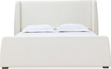 Formosa Presley Queen Wingback Upholstered Platform Bed by Modus Furniture at Eve Furniture