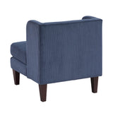 Forrester Blue Accent Chair by Homelegance at Eve Furniture